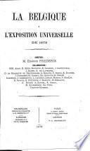 La Belgique à l'exposition universelle de 1878