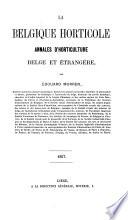 La Belgique horticole