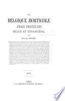 La Belgique horticole