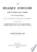 La Belgique judiciaire