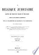 La Belgique judiciaire