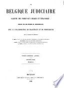 La Belgique judiciaire
