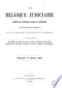 La Belgique judiciaire