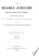 La Belgique judiciaire