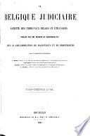 La Belgique judiciaire