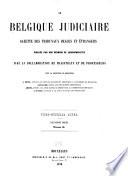La Belgique judiciaire