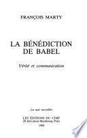 La bénédiction de Babel