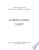 La Béotie antique