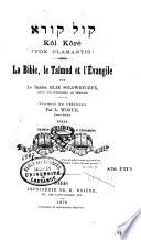 La Bible, le Talmud et l'Evangile