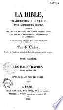 La Bible, traduction nouvelle, avec l'hébreu en regard, accompagné des points-voyelles et des accens toniques...