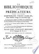 La bibliotheque des predicateurs