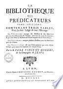 La bibliotheque des predicateurs