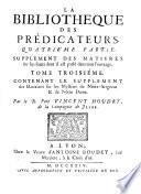 La Bibliotheque Des Predicateurs : Qui Contient Les Principaux Sujets De La Morale Chrètienne. [14].