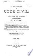 La Bibliothèque du Code civil de la province de Québec