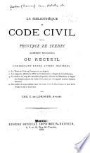 La bibliothèque du Code civil de la province de Québec