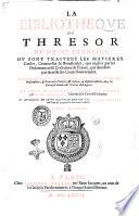 La bibliotheque ou thresor du droit françois. Ou sont traitte'es les matieres ciuiles, criminelles, & beneficiales, tant reglées par les ordonnances & coustumes de France, que decidées par arrests des cours souueraines. Sommairement extraictes des plus celebres iurisconsultes & practiciens françois, et conferées en plusieurs endroits, auec les loix, et coustumes des nations estrangeres. Le tout recueilly et mis en ordre par maistre Laurens Bouchel, ... Et augmente en cette nouuelle edition, par maistre Iean Bechefer, ... Tome premier [-troisiesme]