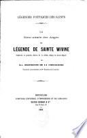 La bien-aimée des anges, ou: Légende de sainte Wivine