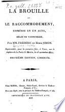 La brouille et le raccommodement