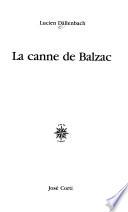 La canne de Balzac