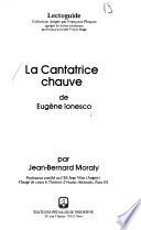 La cantatrice chauve de Eugène Ionesco