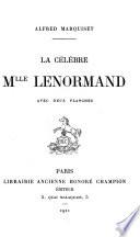 La célèbre Mlle. Lenormand