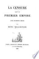 La censure sous le premier empire