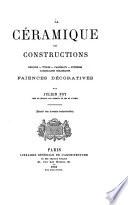 (La) céramique des constructions