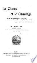 La chaux et le chaulage dans la pratique agricole