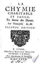 La Chimie charitable et facile