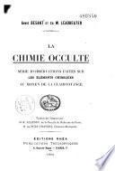 La chimie occulte
