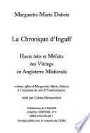 La chronique d'Ingulf