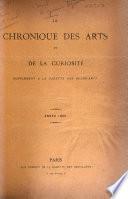 La Chronique des arts et de la curiosité