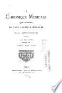 La Chronique musicale