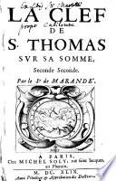 La Clef de S. Thomas sur sa Somme