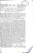 La Clef Du Cabinet Des Souverains