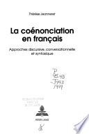 La coénonciation en français