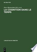 La cognition dans le temps