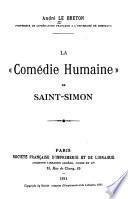 La Comédie humaine de Saint-Simon
