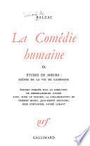 La comédie humaine: Études de mœurs: Scènes de la vie de campagne