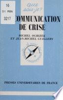 La Communication de crise