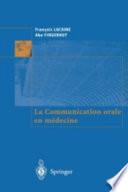 La Communication orale en médecine
