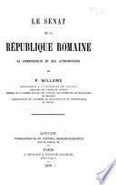 La composition du sénat