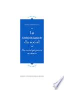 La consistance du social