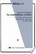 La consolation érudite