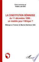 La Constitution béninoise du 11 décembre 1990
