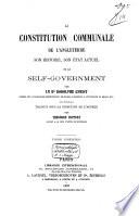 La constitution communale de l'Angleterre