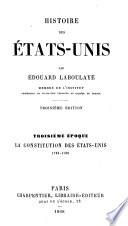 La constitution des États-Unis, 1783-1789