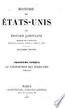 La constitution des États-Unis, 1783-1789