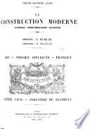 La Construction moderne