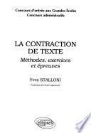 La contraction de texte